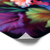 パステルカラフルスケッチグラジオリ ポスター (角)