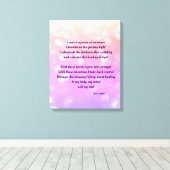 パステルカラフルスパークル感動的ー癒しの詩 キャンバスプリント (インサイチュ (ウッドフロア))