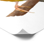 パステルカラフルズのグールディアンフィンチ ポスター (角)