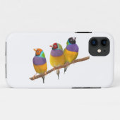 パステルカラフルズのグールディアンフィンチ Case-Mate iPhoneケース (裏面(横))