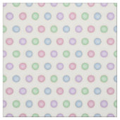 パステルカラフルズ動揺しての水玉模様（小） ファブリック (見本)