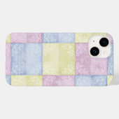 パステルカラフルズ・パッチワーク Case-Mate iPhoneケース (裏面 (横))