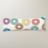 パステルカラフルドーナツ&パラストレスパターン ボディピロー (裏面)