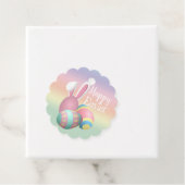 パステルカラフルバニー耳ハッピーイースター フェイバータグ (インサイチュ)