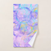 パステルカラフルバブルバスタオル バスタオルセット (ハンドタオル)