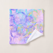 パステルカラフルバブルバスタオル バスタオルセット (ウォッシュタオル)