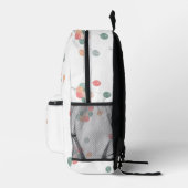 パステルカラフルパーティーバルーン名前をカスタムする学校 プリントバックパック (右)