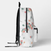 パステルカラフルパーティーバルーン名前をカスタムする学校 プリントバックパック (左)