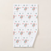 パステルカラフルパーティーバルーン バスタオルセット (ハンドタオル)