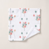 パステルカラフルパーティーバルーン バスタオルセット (ウォッシュタオル)