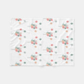 パステルカラフルパーティーバルーン フリースブランケット (正面(横))