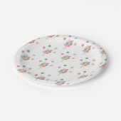 パステルカラフルパーティーバルーン ペーパープレート (アングル)