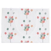 パステルカラフルパーティーバルーン ラージペーパーバッグ (裏面)