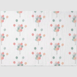 パステルカラフルパーティーバルーン 薄葉紙