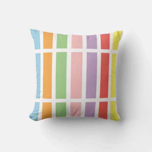パステルカラフルヒュース クッション (正面)