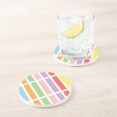 パステルカラフルヒュース コースター (側面)