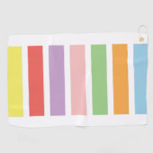 パステルカラフルヒュース ゴルフタオル (横)