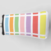 パステルカラフルヒュース ゴルフヘッドカバー (正面)