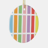 パステルカラフルヒュース セラミックオーナメント (右)