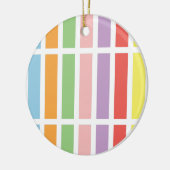 パステルカラフルヒュース セラミックオーナメント (左)
