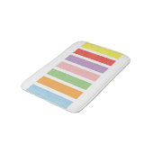 パステルカラフルヒュース バスマット (アングル)