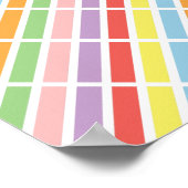 パステルカラフルヒュース ポスター (角)