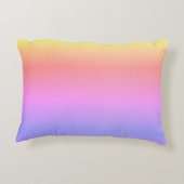 パステルカラフルピンクイエローパープル4アニー アクセントクッション (裏面)