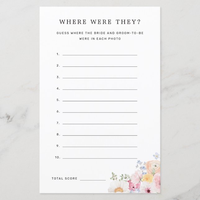 パステルカラフルフローラどこ彼らはゲーム (正面)