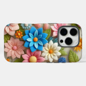 パステルカラフルフローラ Case-Mate iPhoneケース (裏面 (横))