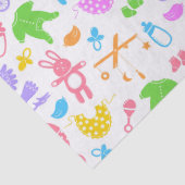 パステルカラフルベビーティッシュペーパー 薄葉紙 (詳細)