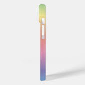 パステルカラフルレインボーカラーズモノグラム Case-Mate iPhoneケース (裏面 / 左)