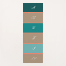 パステルカラフルレインボーカラー ヨガマット