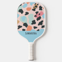 パステルカラフルレオパード印刷シームレスパターン