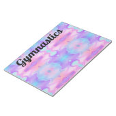 パステルカラフル体操メモ帳 ノートパッド (アングル)