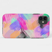 パステルカラフル抽象芸術背景 Case-Mate iPhoneケース (裏面(横))
