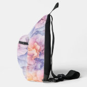 パステルカラフル抽象芸術花パタガーリーーン スリングバッグ (右)
