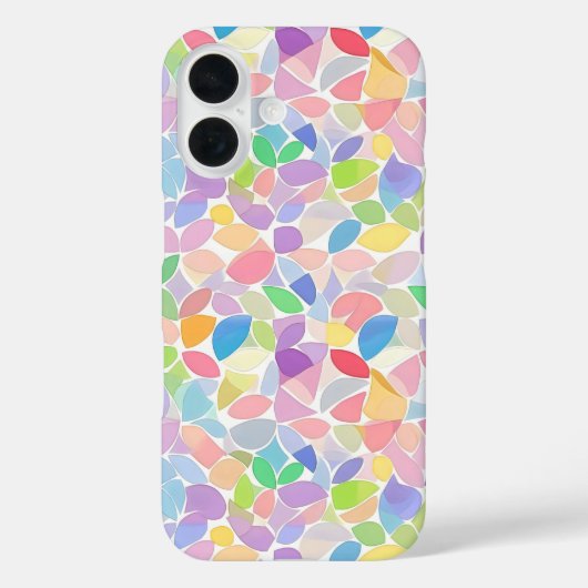 パステルカラフル春モザイク Case-Mate iPhoneケース (裏面)