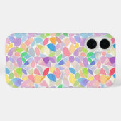 パステルカラフル春モザイク Case-Mate iPhoneケース (裏面 (横))