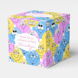 パステルカラフル😀絵文字デザイン フェイバーボックス