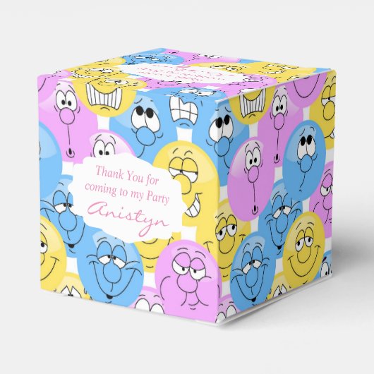パステルカラフル😀絵文字デザイン フェイバーボックス (裏面サイド)