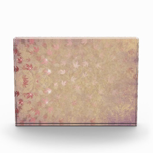 パステルカラフル葉 フォトブロック (正面)