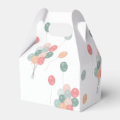 パステルカラフル誕生日パーティバルーンモダン フェイバーボックス (裏面サイド)