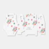 パステルカラフル誕生日パーティバルーンモダン フェイバーボックス (折り畳みなし)