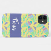 パステルカラフル魚の黄色 Case-Mate iPhoneケース (裏面(横))