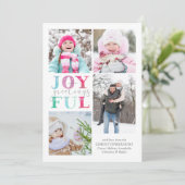 パステルカラフルJOYFUL GREETINGS 4 Photos シーズンカード (スタンド正面)