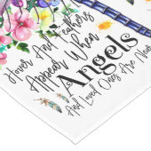 パステルカラーかわいらしトンフライことわざ ロングテーブルランナー (コーナー)