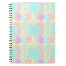 パステルカラーで描かれたハート