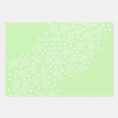 パステルカラーと円ラッピング紙 ラッピングペーパーシート (正面3)