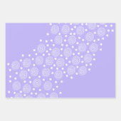 パステルカラーと円ラッピング紙 ラッピングペーパーシート (正面)