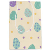 パステルカラーのイースターエッグ ミディアムペーパーバッグ (正面)